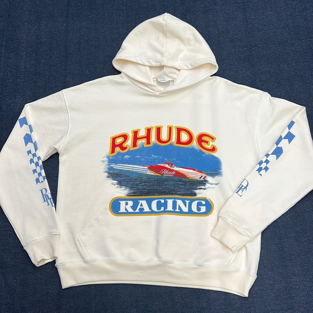 Rhude hoodie. Brand new with tag on!!! Size small, oversized fit